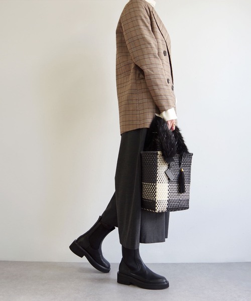 FABIO RUSCONI（ファビオルスコーニ）の「FABIO RUSCONI （ファビオ ルスコーニ） / サイドゴアブーツ 2605 チェルシーブーツ 厚底（ブーツ・レディース・ブラック・37/36/39/38）」の16枚目の写真