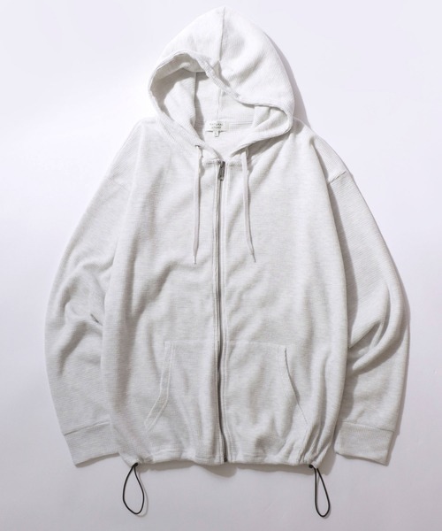 セール】Drawstring Thermal Hoodie/ドローコード オーバーサイズ