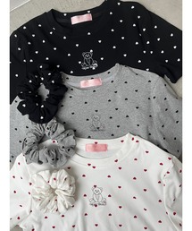 MORE self LOVE（モアセルフラブ）の「【MORE BEAR】シュシュSETハートTEE（Tシャツ/カットソー）」
