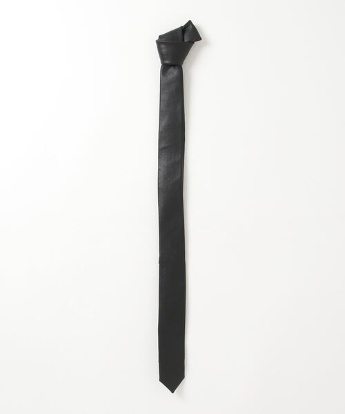 Slim Faux Leather Tie / スリムPUレザーネクタイ（ネクタイ