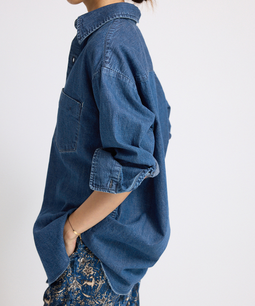 7.5oz デニムシャツ（シャツ/ブラウス）｜IENA（イエナ）の