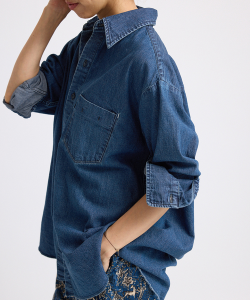 7.5oz デニムシャツ（シャツ/ブラウス）｜IENA（イエナ）の