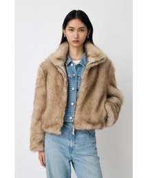 MOUSSY(}EW[)́y25NAWVzF/FUR STAND COLLAR WPbg(u])