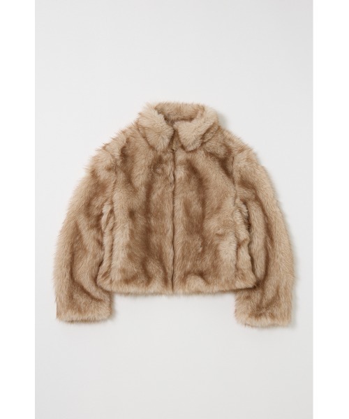 25年AW新作】F/FUR STAND COLLAR ジャケット（ブルゾン）｜MOUSSY