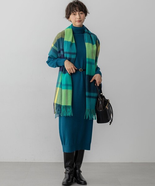 美品✨セリーヌ カシミヤ シルク混 ニットワンピース ハイネック タートルネック 美品✨セリーヌ カシミヤ シルク混 ニットワンピース ハイネック