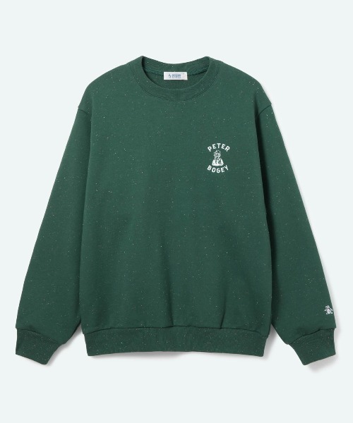 Penguin by Munsingwear（ペンギン バイ マンシングウェア）の「【BOGEY MAN】COLOR NEP SWEAT SHIRT（スウェット・メンズ・ブラウン/グリーン・S/M/L/XL）」の2枚目の写真