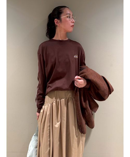 emmi（エミ）の「ベルトセットボリュームスカート（スカート・レディース・アイボリー/ブラック/ベージュ・0/1）」の8枚目の写真