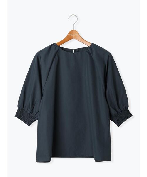 Lugnoncure（ルノンキュール）の「アソート袖口シャーリングブラウス（シャツ/ブラウス・レディース・ブルー/オフホワイト/チャコールグレー/ブラウン/ベージュ・F）」の17枚目の写真