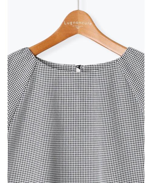 Lugnoncure（ルノンキュール）の「アソート袖口シャーリングブラウス（シャツ/ブラウス・レディース・ブルー/オフホワイト/チャコールグレー/ブラウン/ベージュ・F）」の22枚目の写真