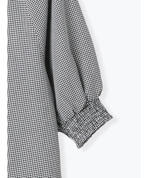 Lugnoncure（ルノンキュール）の「アソート袖口シャーリングブラウス（シャツ/ブラウス・レディース・ブルー/オフホワイト/チャコールグレー/ブラウン/ベージュ・F）」の16枚目の写真