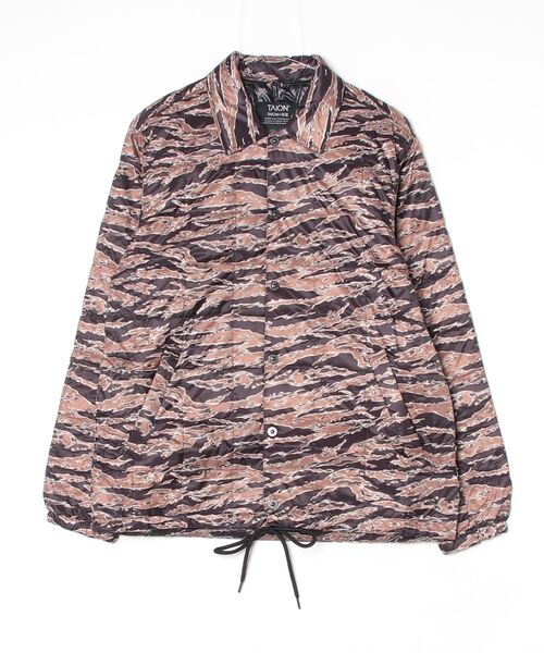 TAION(タイオン)の「【TAION】DOWN COACH JACKET(ダウンジャケット/コート・メンズ・ネイビー/ブラック/タイガーカモ・MEDIUM/LARGE/X-LARGE)」の5枚目の写真