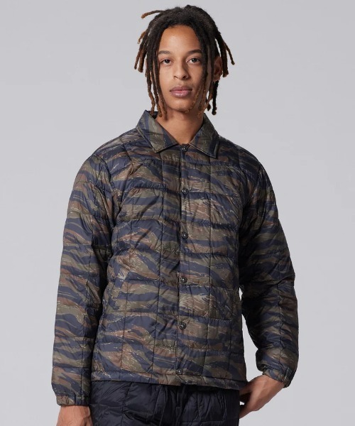 TAION(タイオン)の「【TAION】DOWN COACH JACKET(ダウンジャケット/コート・メンズ・ネイビー/ブラック/タイガーカモ・MEDIUM/LARGE/X-LARGE)」の12枚目の写真