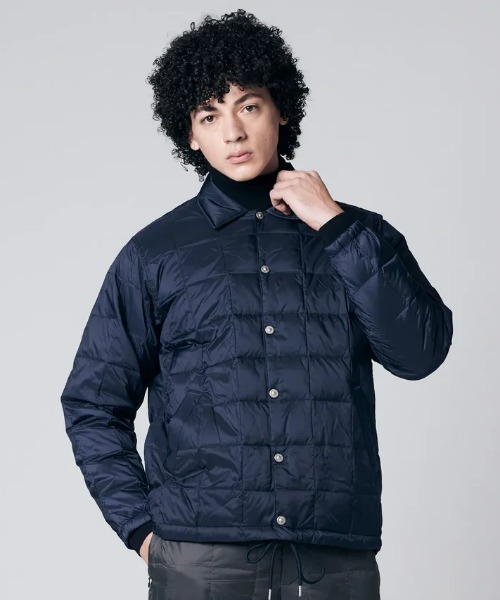 TAION(タイオン)の「【TAION】DOWN COACH JACKET(ダウンジャケット/コート・メンズ・ネイビー/ブラック/タイガーカモ・MEDIUM/LARGE/X-LARGE)」の13枚目の写真