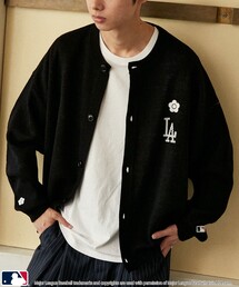 MLB(W[[Ox[X{[)MLB × MARY QUANT/GGr[ × }[Ng MLB×MARY QUANT CREWNECK KNIT CARDIGAN/hJSN[lbNjbgJ[fBK(WJ)(J[fBK/{)