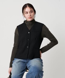 BEAUTY&YOUTH ブラック ベスト 36 BEAUTY&YOUTH UNITED ARROWS｜ビューティーアンドユース