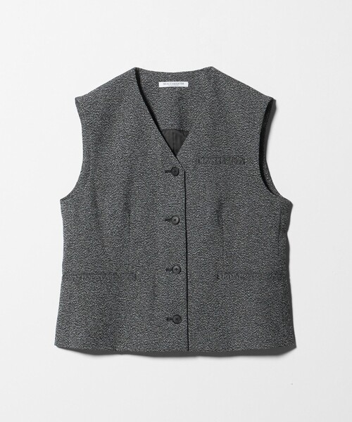 BEAUTY&YOUTH UNITED ARROWS（ビューティーアンドユースユナイテッドアローズ）の「ポリエステル ツイードライクベスト（ベスト・レディース・ブラック/ダークグレー・FREE）」の12枚目の写真
