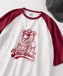 make a ray!（メイク ア レイ！）の「【84】ラグラン 6分袖  グラフィック プリントTシャツ（Tシャツ/カットソー）」