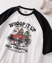 make a ray!（メイク ア レイ！）の「【84】ラグラン 6分袖  グラフィック プリントTシャツ（Tシャツ/カットソー）」