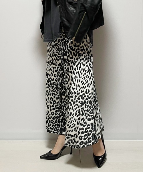 セール】レオパード柄ロングスカート（スカート）｜Fizz（フィズ