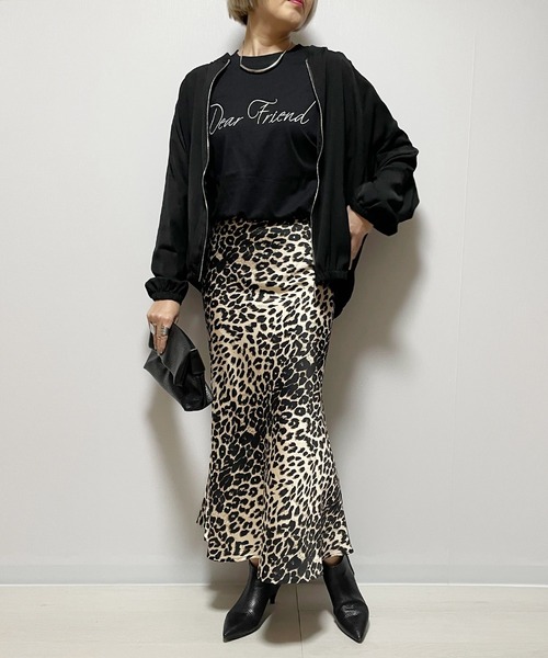 77circa リメイク レオパード柄 タイトロングスカート M相当 新品未使用 レオパード柄ロングスカート（スカート）｜Fizz（フィズ）の