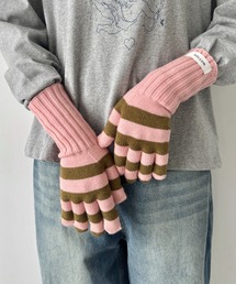 ロンググローブ ロング」に該当する手袋（ピンク/桃色系