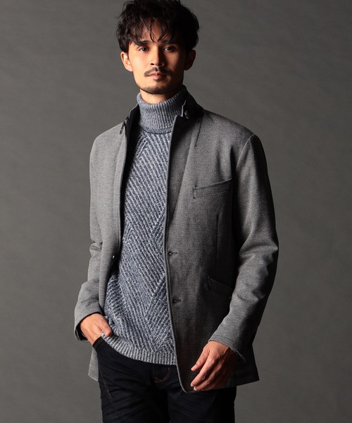 アラカルトジャカードジャージジャケット（テーラードジャケット