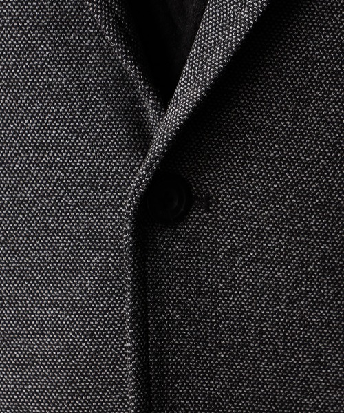 NICOLE CLUB FOR MEN（ニコルクラブフォーメン）の「アラカルトジャカードジャージジャケット（テーラードジャケット・メンズ・チャコールグレー/グレー/ストライプ/ブラック・LARGE/X-LARGE/MEDIUM）」の18枚目の写真