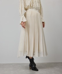 ROPE' | スクエアドットプリントププリーツスカート(スカート)