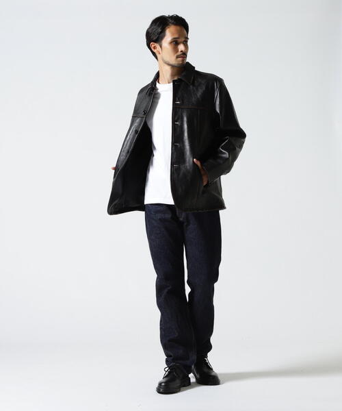 COWHIDE CARCOAT VINTAGE FINISH / カウハイド カーコート