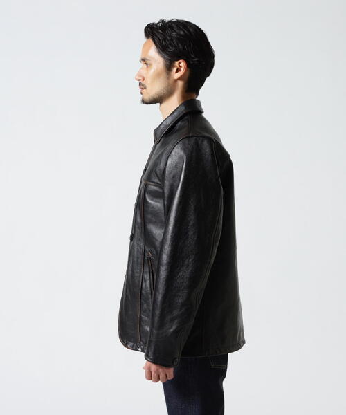 AVIREX レザーカーコート 楽天市場】AVIREX 公式通販｜COWHIDE CARCOAT VINTAGE FINISH