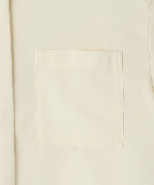 N.O.R.C（ノーク）の「ウォッシャブル2WAYバンドカラーシャツ【CLEAN MOTION】（シャツ/ブラウス・レディース・ブラック/ブラウン/オフホワイト・フリー）」の22枚目の写真