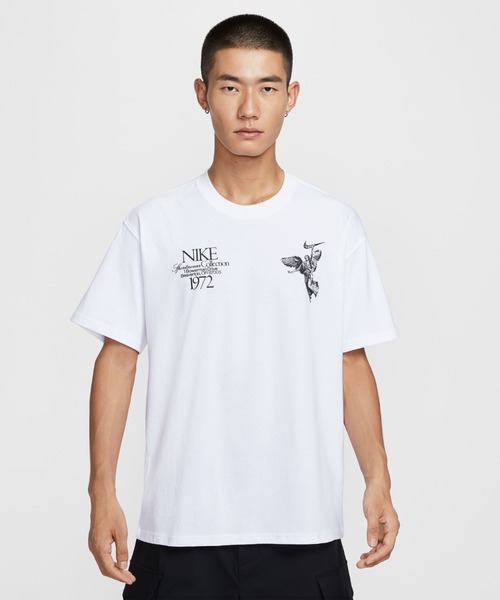 NIKE（ナイキ）の「NIKE AS U NSW TEE M90 OC WINGS VICT / ナイキ NSW M90 OC ウィングス VICT S/S Tシャツ 【SP】（Tシャツ/カットソー・メンズ・ブラウン/ホワイト・S/M/L/XL/XXL）」の2枚目の写真