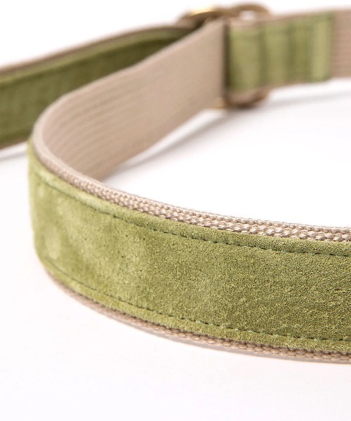 hobo（ホーボー）の「【hobo / ホーボー】 DOUBLE RING BELT PIG SUEDE（ベルト・メンズ・ダークブラウン/グリーン/チャコール/オレンジ・FREE）」の9枚目の写真