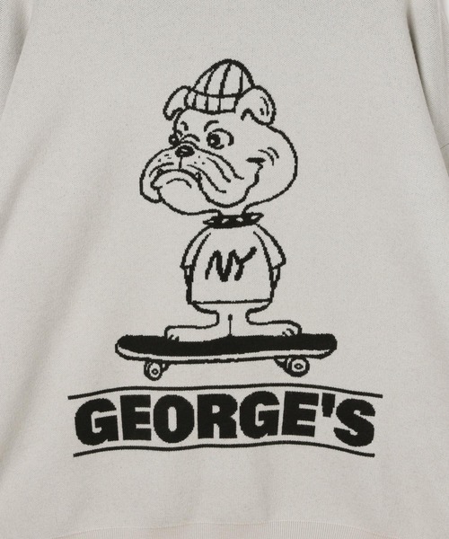 GEORGE'S（ジョージズ）の「アニマルジャガードプルオーバー（ニット/セーター・メンズ・ホワイト/レッド/パープル・MEDIUM/LARGE）」の13枚目の写真