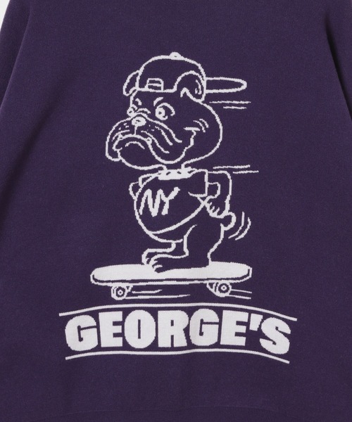 GEORGE'S（ジョージズ）の「アニマルジャガードプルオーバー（ニット/セーター・メンズ・ホワイト/レッド/パープル・MEDIUM/LARGE）」の14枚目の写真