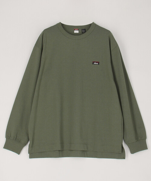 NANGA/ナンガ E H BOX LOGO EMBROIDERY L/S T（Tシャツ/カットソー