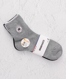 CONVERSE（コンバース）の「CONVERSE パッチ刺繍リブショート クルーソックス 3P（ソックス/靴下）」