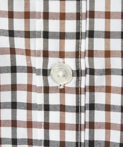 green label relaxing(グリーンレーベルリラクシング)の「チェックシャツ / キッズ 140cm-160cm(シャツ/ブラウス・キッズ・ライトブルー/ブラウン・160cm/150cm/140cm)」の10枚目の写真