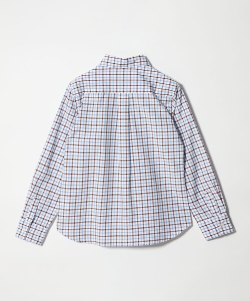 green label relaxing(グリーンレーベルリラクシング)の「チェックシャツ / キッズ 140cm-160cm(シャツ/ブラウス・キッズ・ライトブルー/ブラウン・160cm/150cm/140cm)」の13枚目の写真