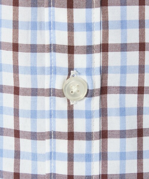 green label relaxing(グリーンレーベルリラクシング)の「チェックシャツ / キッズ 140cm-160cm(シャツ/ブラウス・キッズ・ライトブルー/ブラウン・160cm/150cm/140cm)」の15枚目の写真