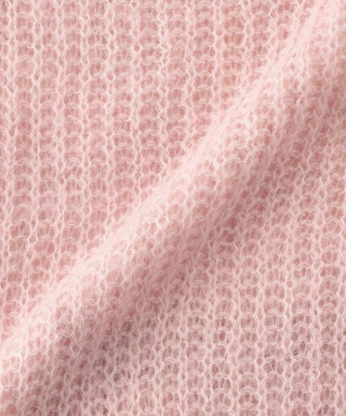 LOVELESS（ラブレス）の「メッシュニットオーバーカーディガン（カーディガン/ボレロ・レディース・オフホワイト/グリーン系その他/パープル系その他7/ピンク系その他2・36）」の19枚目の写真