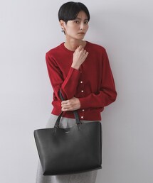 【2WAY/A4サイズ対応】シュリンク合皮トートバッグ