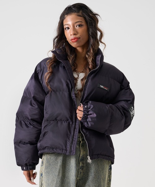 セール】FUBU フブ ロゴ ワッペン ショート丈 長袖 ナイロン 中綿