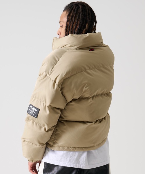FUBU( フブ)の「FUBU フブ ロゴ ワッペン ショート丈 長袖 ナイロン 中綿 ジャケット ジャンパー(ダウンジャケット/コート・メンズ・オレンジ/ネイビー/ベージュ/ブラック・M/L/XL/XXL)」の16枚目の写真