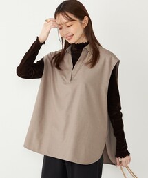 SHIPS Colors（シップス カラーズ）の「SHIPS Colors:〈手洗い可能〉TR スキッパー オーバー シャツ（シャツ/ブラウス）」