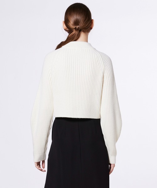 Sov.(ソブ)の「ワイドリブニット(ニット/セーター・レディース・オフホワイト/レッド・FREE)」の11枚目の写真