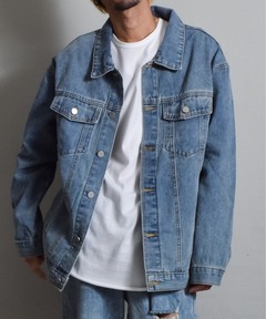 OVERSIZED PATCHED DENIM JACKET（デニムジャケット）｜AFB