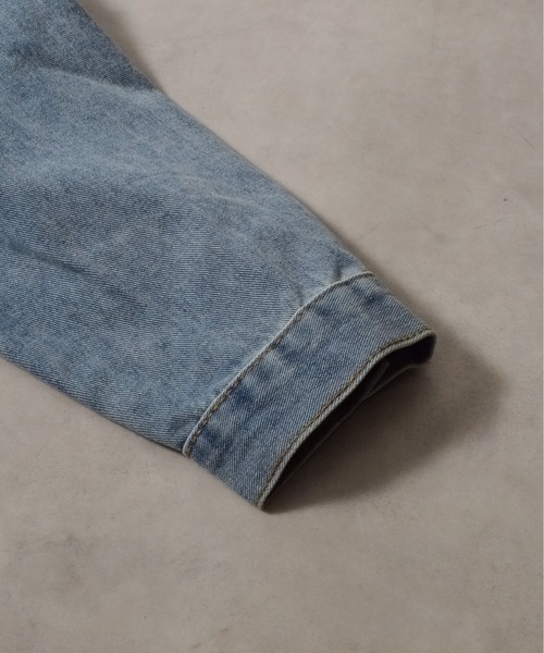 DOUBLE STEAL（ダブルスティール）の「ルーズデニムジャケット（デニムジャケット・メンズ・ブルー/ブラック・MEDIUM/LARGE）」の5枚目の写真