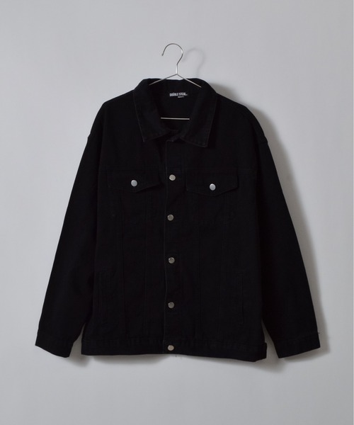 DOUBLE STEAL（ダブルスティール）の「ルーズデニムジャケット（デニムジャケット・メンズ・ブルー/ブラック・MEDIUM/LARGE）」の20枚目の写真