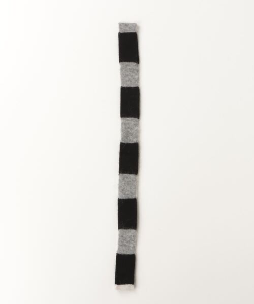 MAISON SPECIAL(メゾンスペシャル)の「Slim Muffler / スリムマフラー(マフラー・レディース・ブラック/マルチ・FREE)」の4枚目の写真